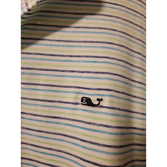 Vineyard Vines Men's Tri-Color Bradley Stripe Sankaty Polo size L - Picture 4 of 9